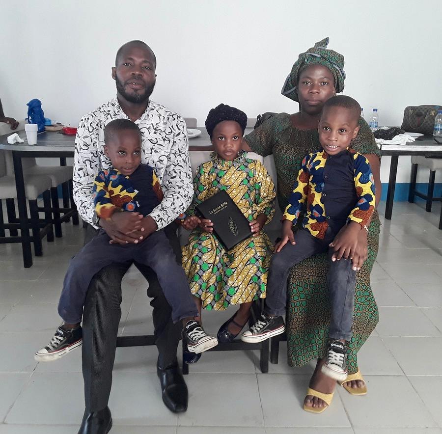 A minister and his family