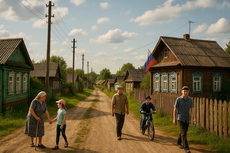 A Russian village